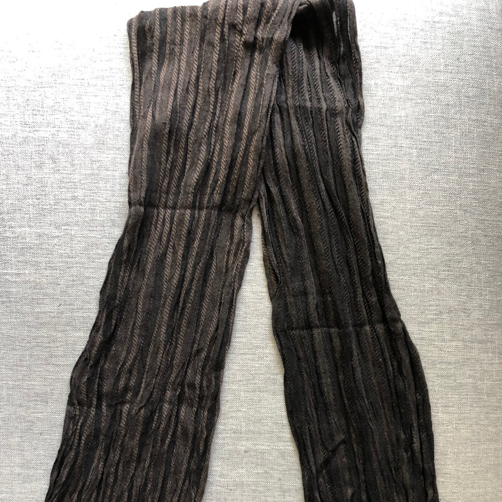 John Varvatos, Brown Wool/Silk Scarf